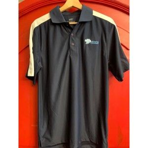 Ultra Club NWT Navy White Polo with Cool -n-Dry Elite IHSAA State Championship S